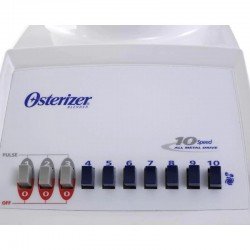 Licuadora oster slant blanca 10 vel vaso de plástico