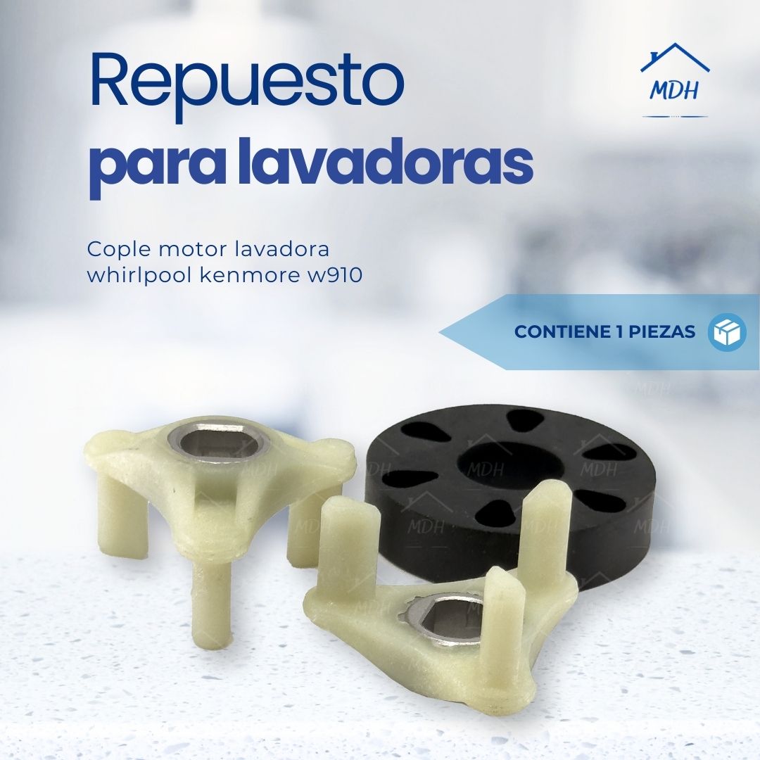 Cople para motor de lavadora Whirlpool Kenmore W910010088