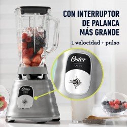 Licuadora Oster Cromada 1 Velocidad Y Pulso BLST4127