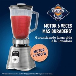 Licuadora Oster Cromada 1 Velocidad Y Pulso BLST4127