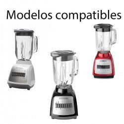 Vaso Vidrio con tapa Compatible Black Decker Para Licuadora