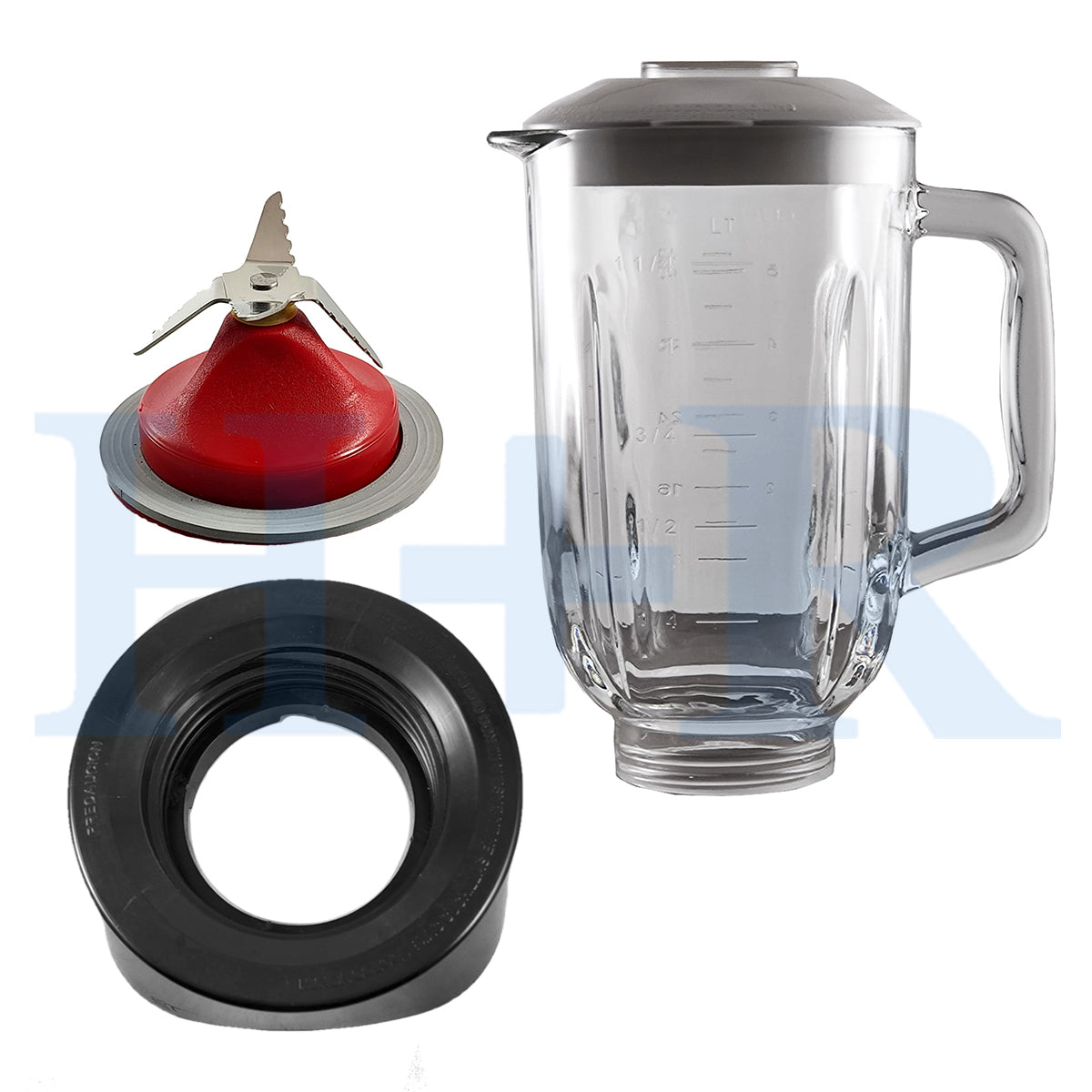 Vaso de Vidrio Completo Copatible Black & Decker Pulverix