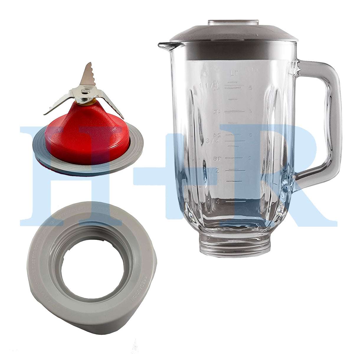 Vaso de Vidrio Completo Copatible Black & Decker Pulverix