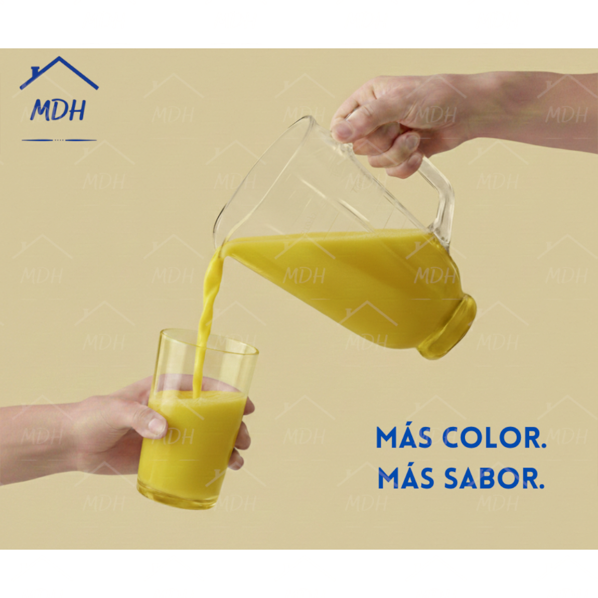 VASO TIPO OSTER CLASICO VIDRIO ECON AMARILLO