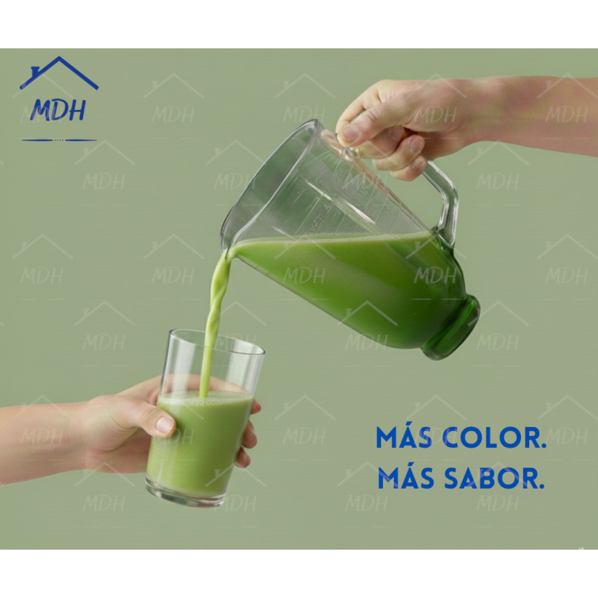 VASO TIPO OSTER CLASICO VIDRIO ECON VERDE