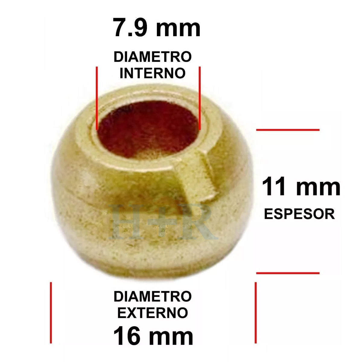 Chumacera para licuadora tipo Oster bronce