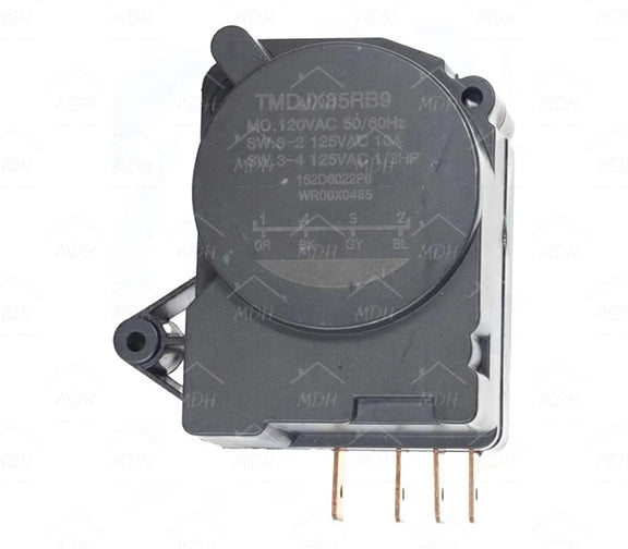 Reloj de deshielo de 10 h 30 min para refrigerador WR01F02403 162D6022P006 COLDTEK compatible con MABE