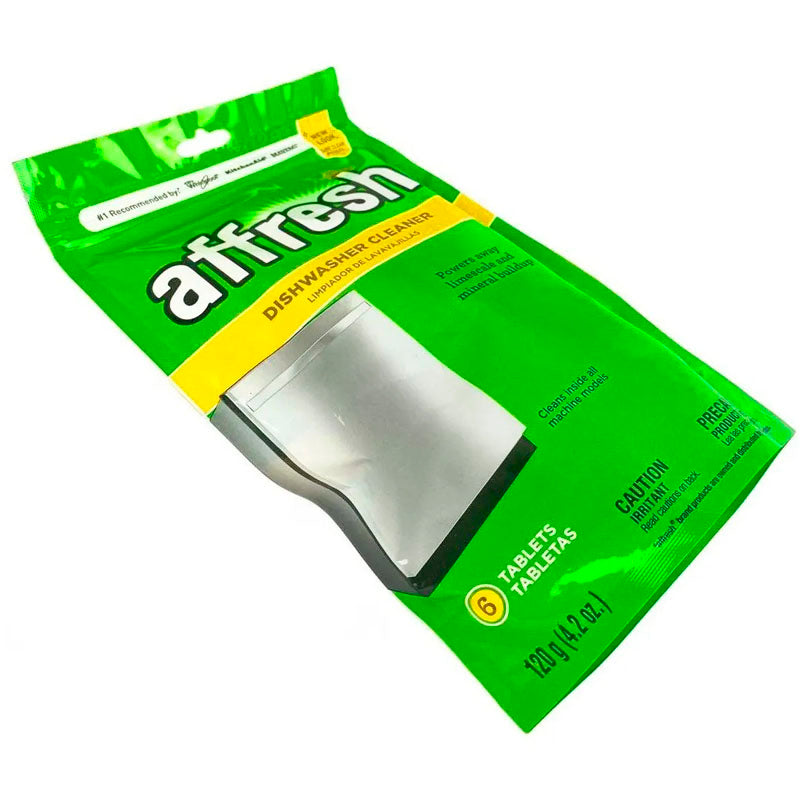Limpiador de lavavajillas con 6 tabletas en bolsa | Affresh W10282479