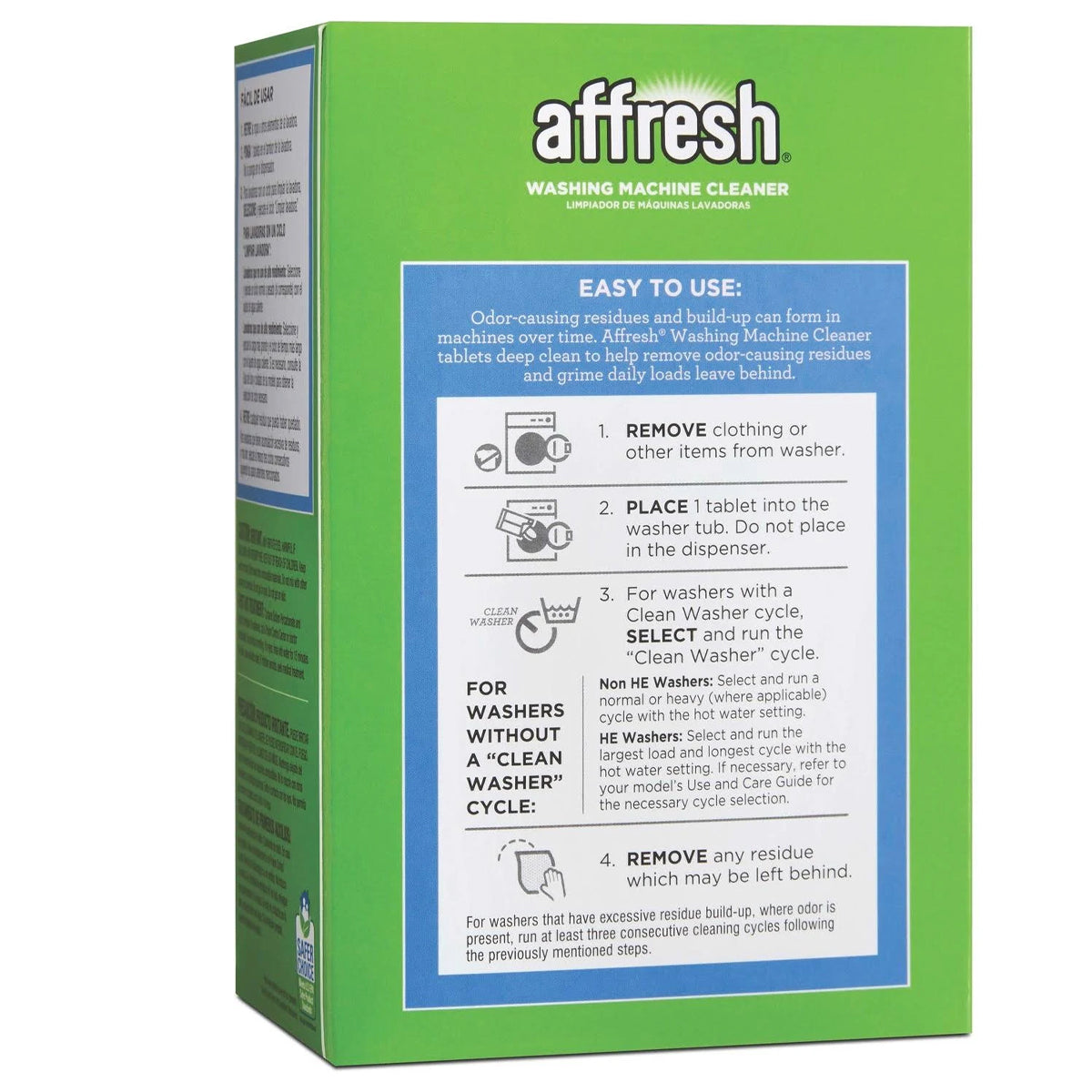 Limpiador de lavadora Affresh | W10549846