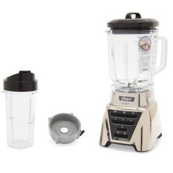 Licuadora Oster Xpert Cromada Vaso de Vidrio con Vaso Blend & Go