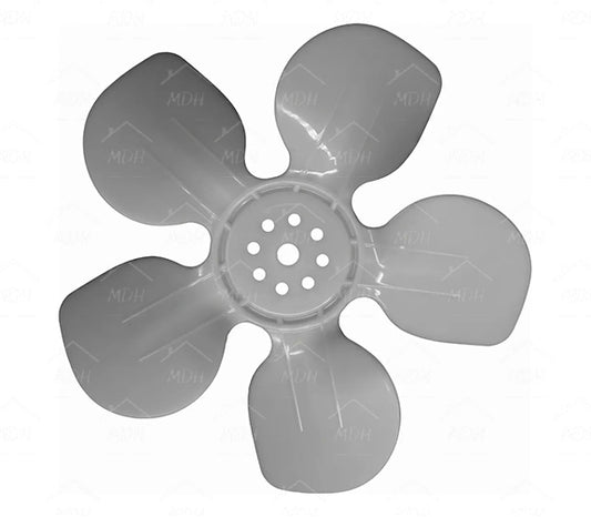 Aspas de plástico de 5 cuchillas, inclinación 28°, 178 mm para refrigerador marca COLDTEK