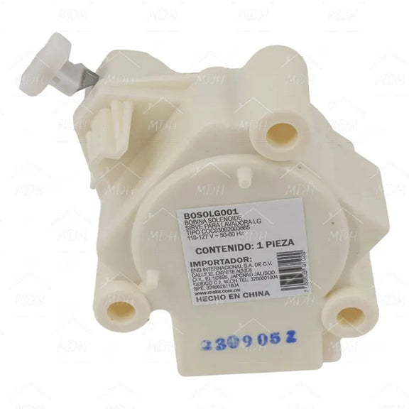 Bobina solenoide compatible con lavadora LG QYQ-08 DEX109 CQC03002003665