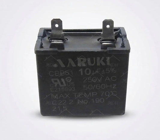 Capacitor de arranque cuadrado para refrigeración 10uF compatible con MABE