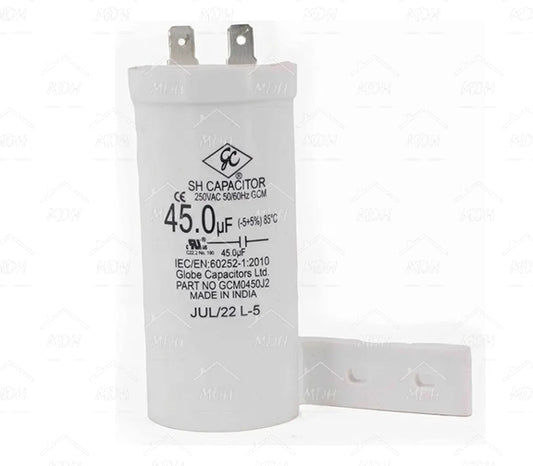Capacitor de trabajo para lavadora compatible con MABE 45uF