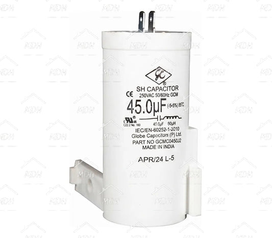 Capacitor de trabajo para lavadora compatible con MABE 45uF