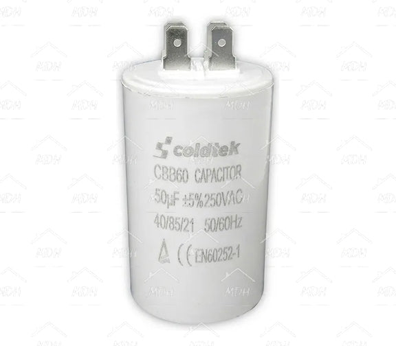 Capacitor de trabajo para bombas sumergibles para lavadora Coldtek 50uF