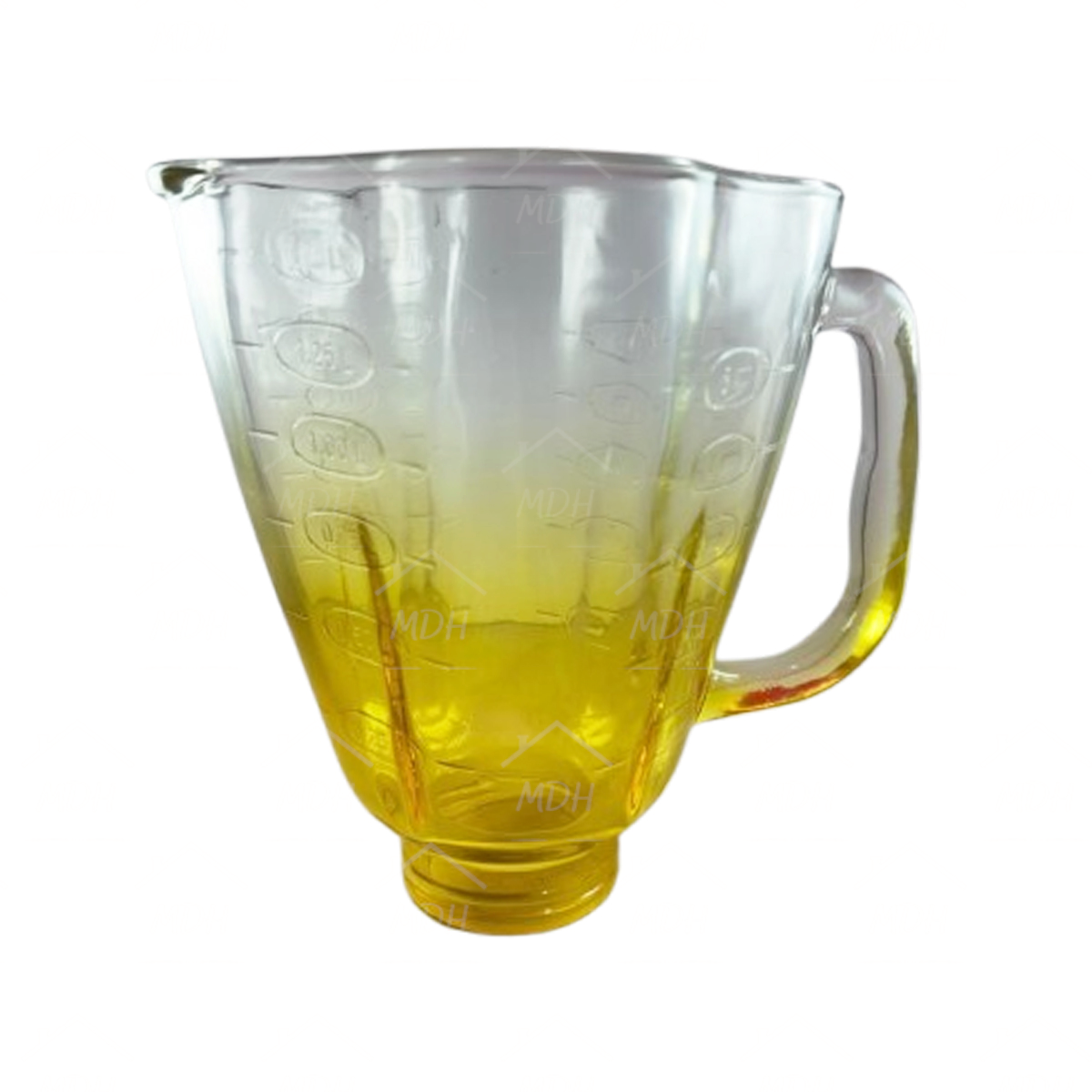 VASO TIPO OSTER CUBE VIDRIO ECON AMARILLO