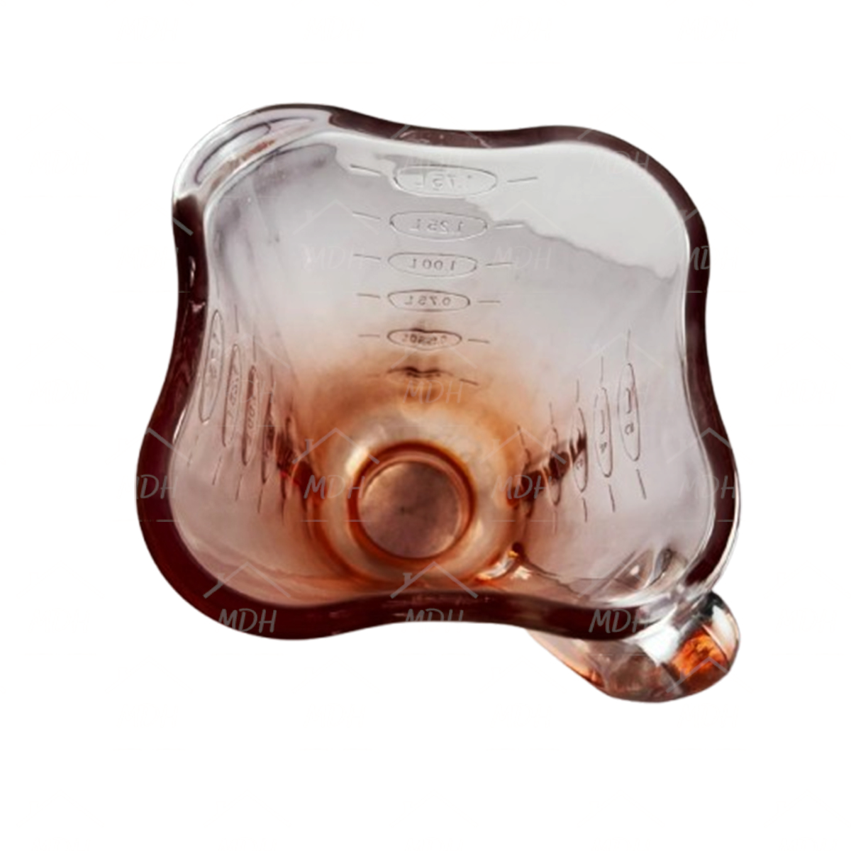 VASO TIPO OSTER CUBE VIDRIO ECON NARANJA