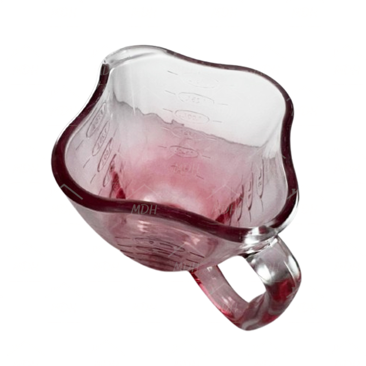 VASO TIPO OSTER CUBE VIDRIO ECON ROJO