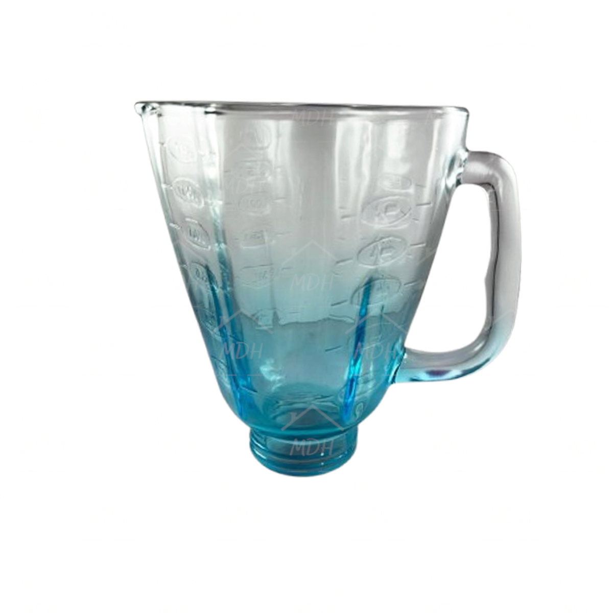 VASO TIPO OSTER CUBE VIDRIO ECON AZUL