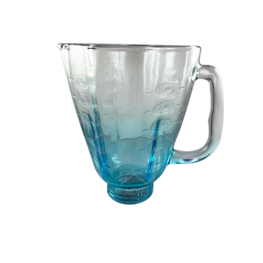 VASO TIPO OSTER CUBE VIDRIO ECON AZUL