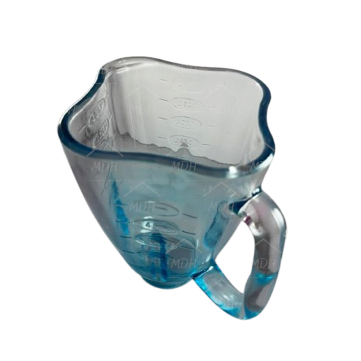 VASO TIPO OSTER CUBE VIDRIO ECON AZUL