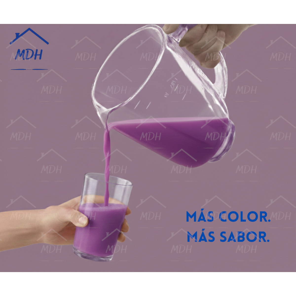 VASO TIPO OSTER CONTEMPORANEO VIDRIO ECON MORADO