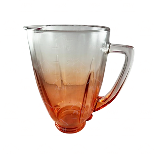 VASO TIPO OSTER CONTEMPORANEO VIDRIO ECON NARANJA