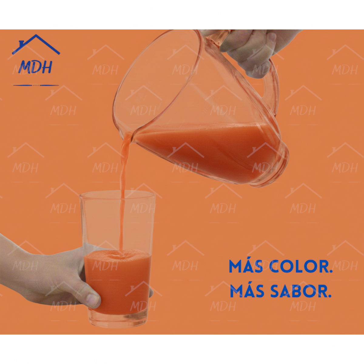 VASO TIPO OSTER CONTEMPORANEO VIDRIO ECON NARANJA