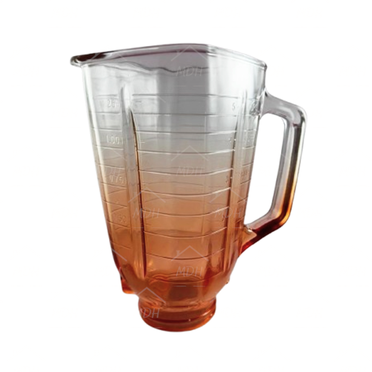 VASO TIPO OSTER CLASICO VIDRIO ECON NARANJA