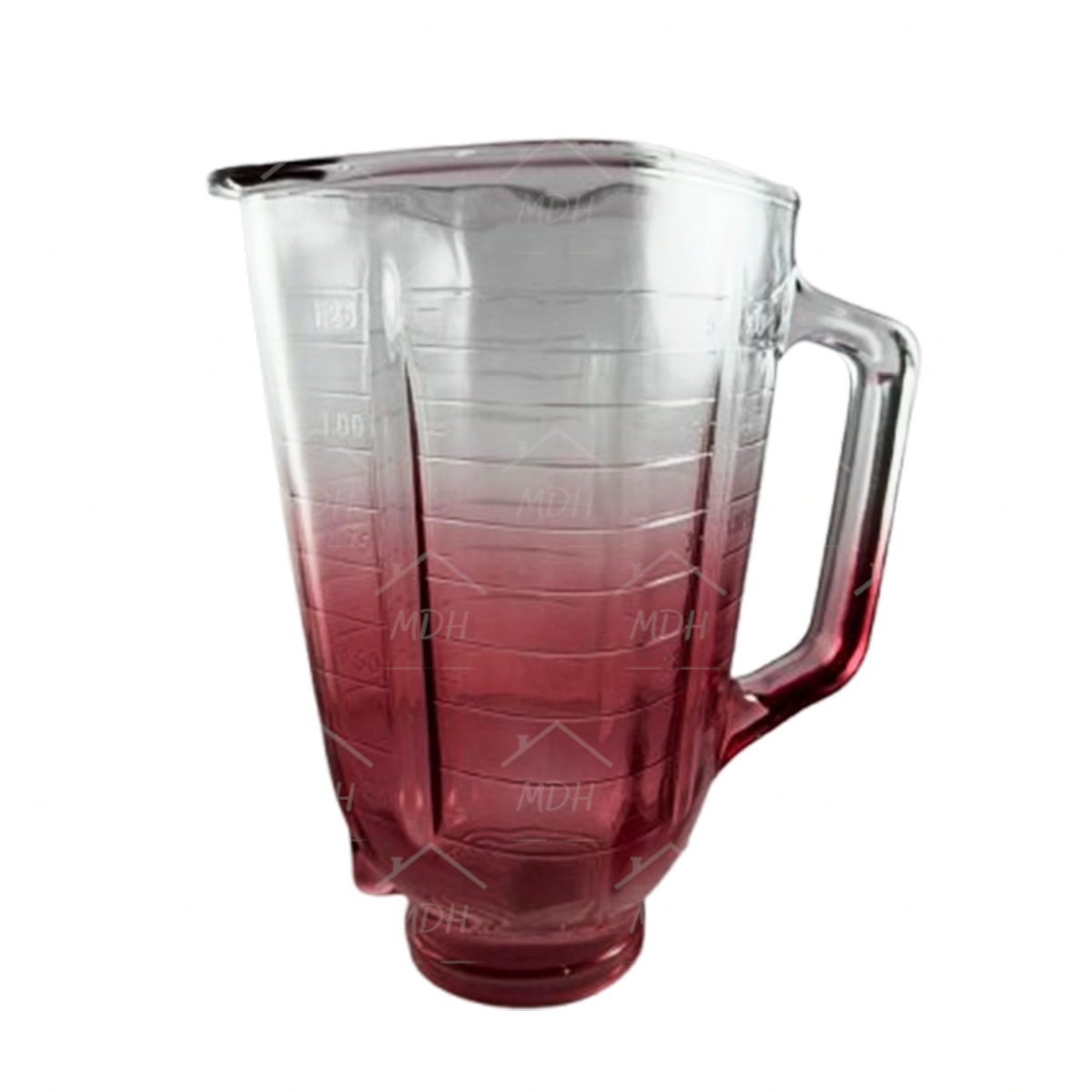 VASO TIPO OSTER CLASICO VIDRIO ECON ROJO