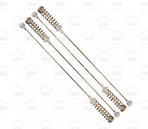 Juego de 4 suspensiones varilla para lavadora compatible con SAMSUNG DC97-16350M