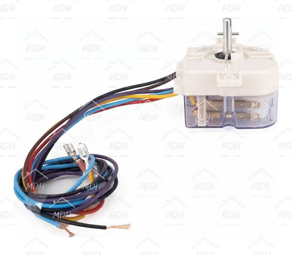 Timer mecánico de 1 perilla y 6 cables para lavadora WMP