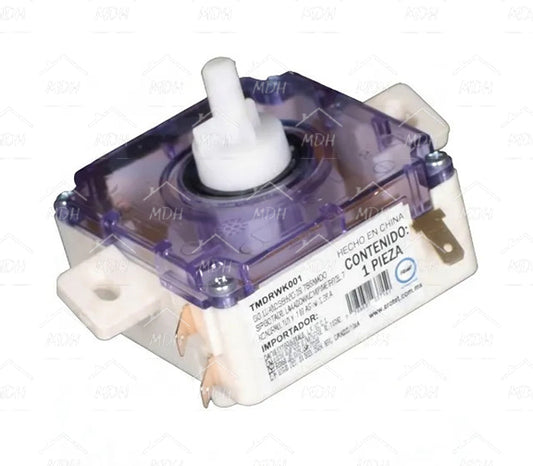 Timer drenado de orejas inclinadas para lavadora compatible con KOBLENZ y WHIRLPOOL