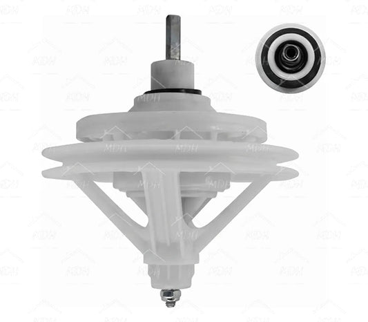 Transmisión de flecha cuadrada con polea de 2 tinas para lavadora compatible con ACROS, MABE y WHIRLPOOL