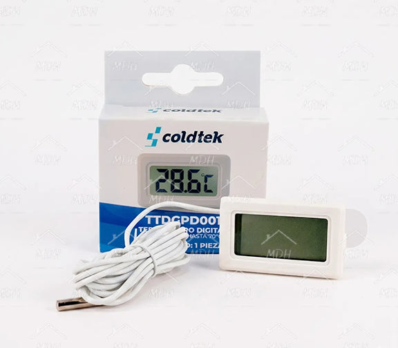 Termómetro digital para pared de baterías para refrigeración COLDTEK