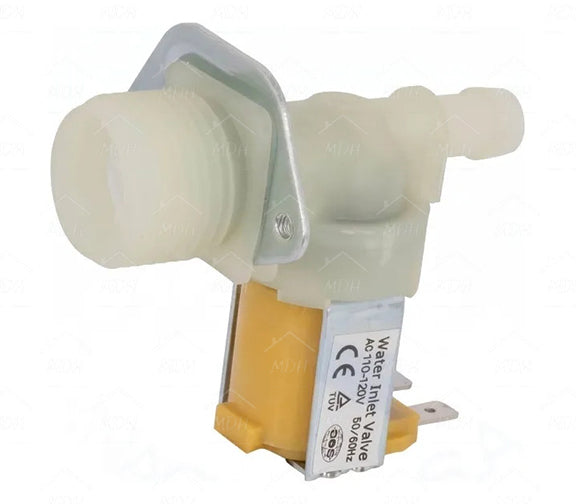 Electroválvula de 1 entrada, 1 salida y 1 bobina para lavadora compatible con AMAZONAS y MABE