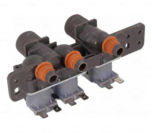 Electroválvula de 3 entradas, 2 salidas y 3 bobinas para lavadora compatible con DAEWOO y SAMSUNG